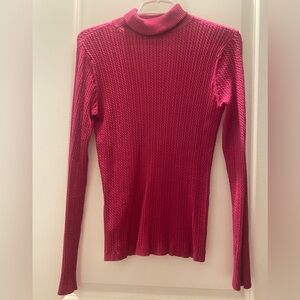 Charter Club Pink Turtleneck Size S